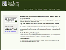Tablet Screenshot of eastrivermarketing.com